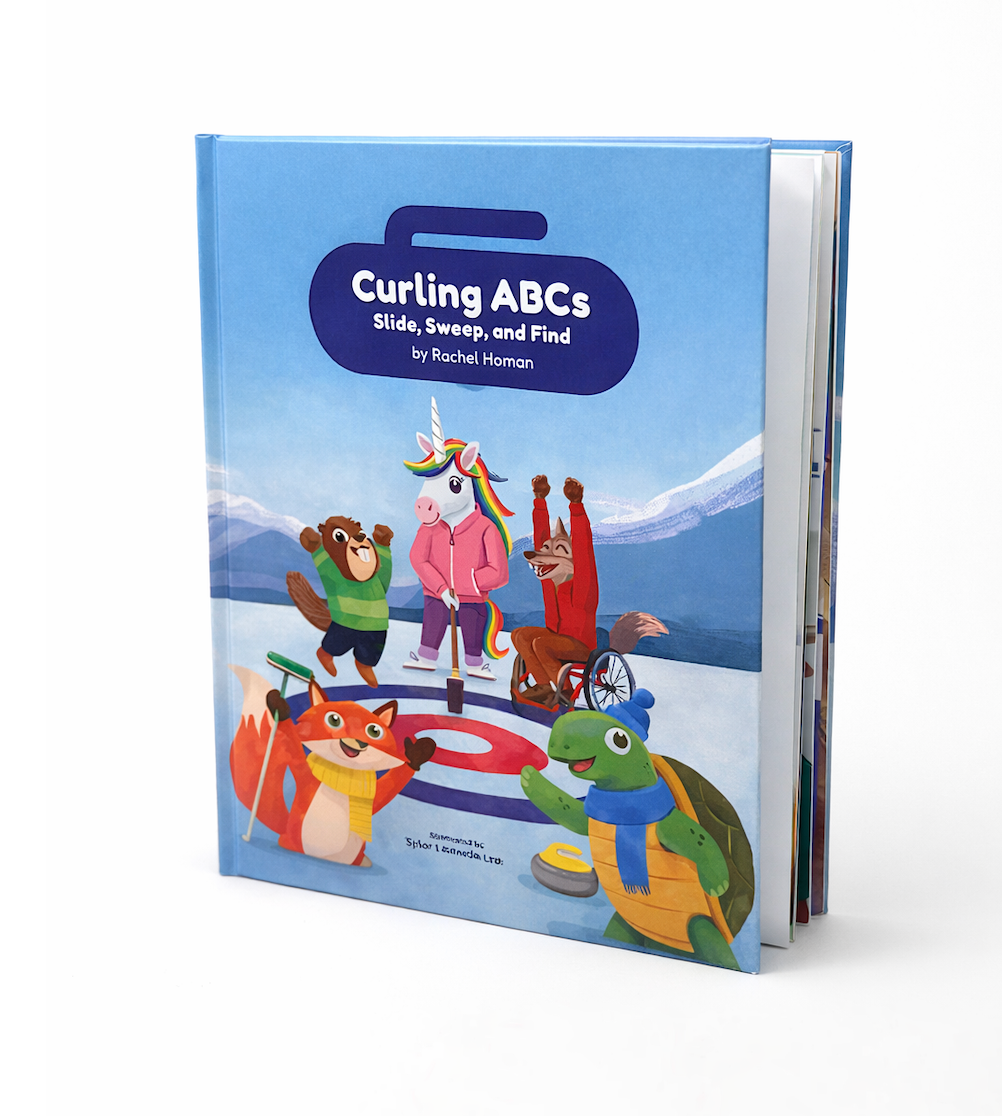 Curling ABCs - Slide, Sweep, and Find - HARDCOVER - *Shipment April 28th